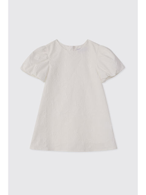 Panço Kız Bebek Beyaz Elbise