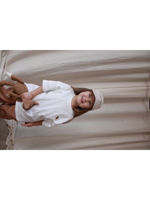 Oh La La Koala For Little Ones Palamut Nakışlı Oversize T-Shirt - S000425083-20063