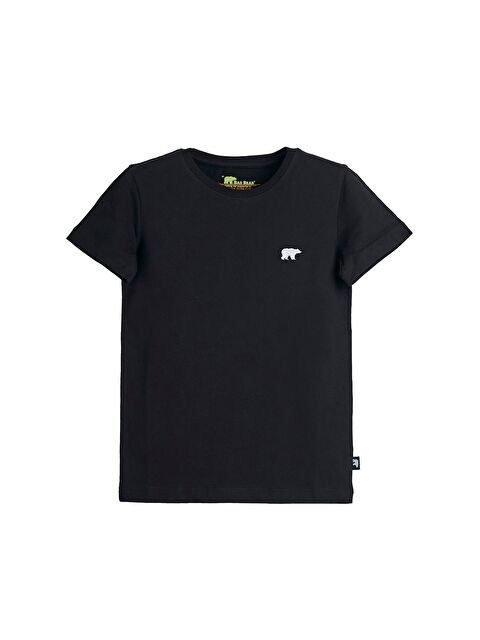 Bad Bear Solid Siyah Basic Çocuk Tişört - S000369136-19351