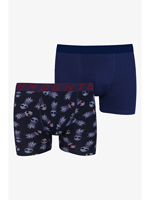 Koza İç Giyim Erkek 2'li Pamuklu Elastanlı Boxer - S000325206-37341