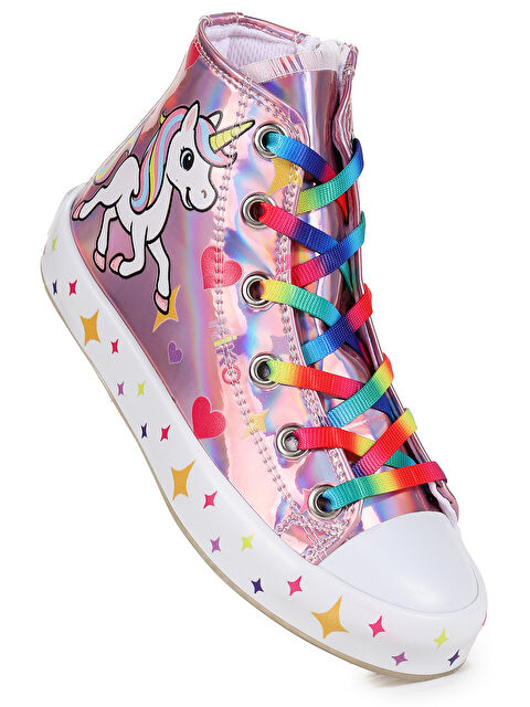 Kiko Kids Pames Fermuarlı Kız Çocuk Spor Ayakkabı