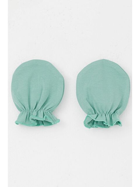 Breeze Yenidoğan Bebek Eldiven Basic Mint Yeşili (7 X 9 Cm) - S000508404-1180