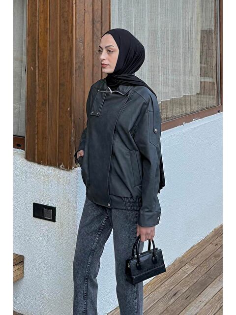 Lamelif Deri Mont Antrasit - S000521356-29666