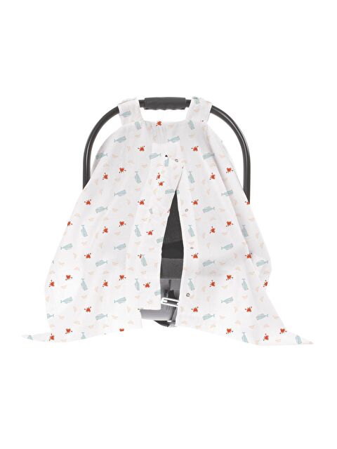 Casadora Baby 100% Pamuk Müslin Çıtçıtlı Puset Örtüsü - Boubou - S000212462-43