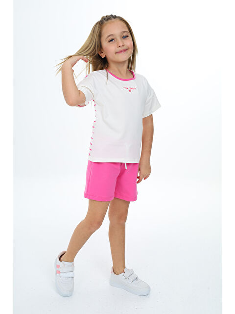 Toontoykids Kız Çocuk Nakışlı Şortlu Takım - S000303035-20042