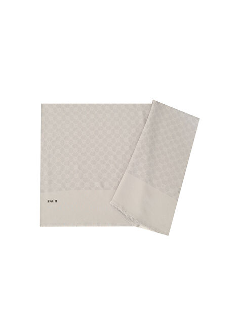 AKER 75X190 Cm 1090100 Elegance Monogram Şal - S000479521-17308