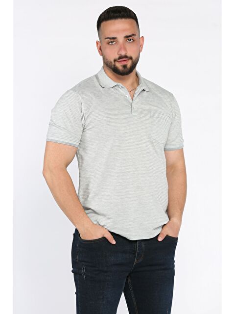 Mishar İtalia Erkek Polo Yaka Yarım Düğmeli Cepli Tişört - S000372929-20600