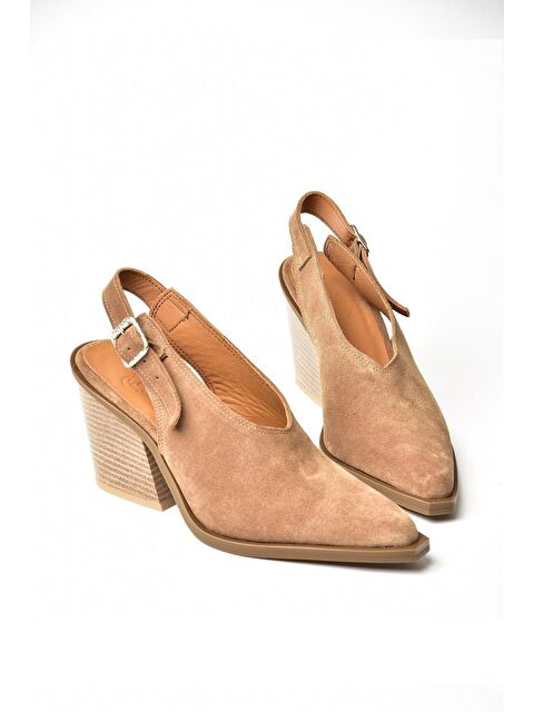 Fox Shoes Vizon Kadın Topuklu Ayakkabı U6543041 - S000400947-26429