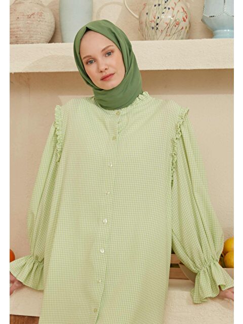 Fresh Scarfs İnce Pamuk Vual Şal Yaprak - S000420394-17703