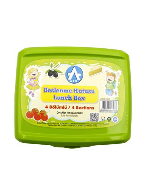 Ark Kilitli 4 Bölmeli Beslenme Kutusu Kod:1398 - S000361619-18194