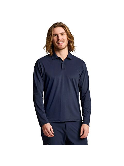 Slam Erkek Uzun Kollu Polo Yaka Tişört