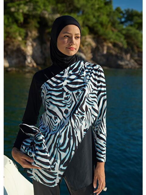 Mayovera Tasarım Mayo Zebra Kapalı Mayo Üstü - S000373417-23173