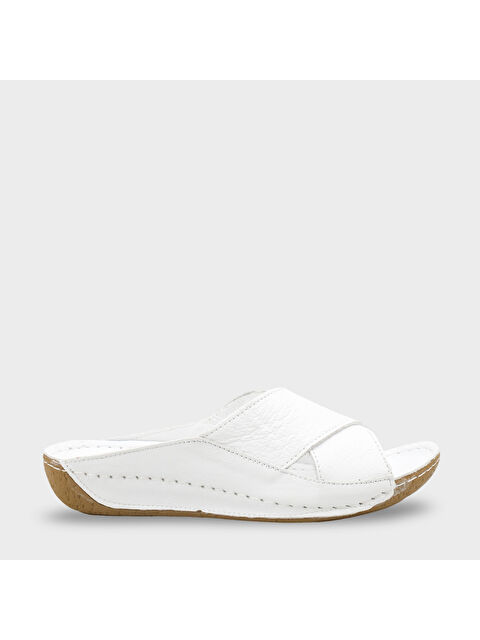 Capone Outfitters Sophi Hakiki Deri Soft Konfor Kadın Terlik - S000516735-20063