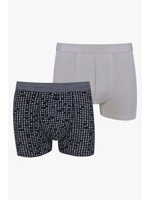Koza İç Giyim Erkek 2'li Pamuklu Elastanlı Boxer - S000325206-37431