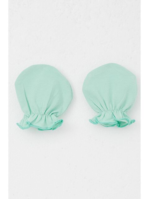 Breeze Yenidoğan Bebek Eldiven Basic Su Yeşili (7 X 9 Cm) - S000508404-20054