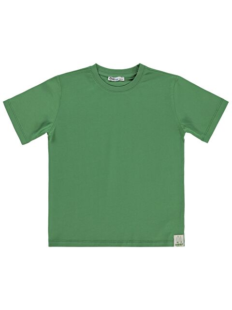 Civil Boys Basic Surf Etiketli 6-9 Yaş Tişört - Yeşil