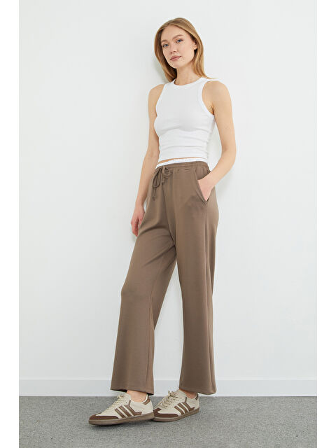 Fullamoda Beli Garnili Cepli Modal Pantolon