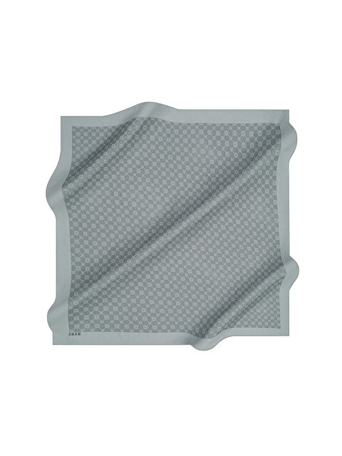 AKER Yeşil 100X100 1090500 ELEGANCE MONOGRAM EŞARP - S000474557-18194