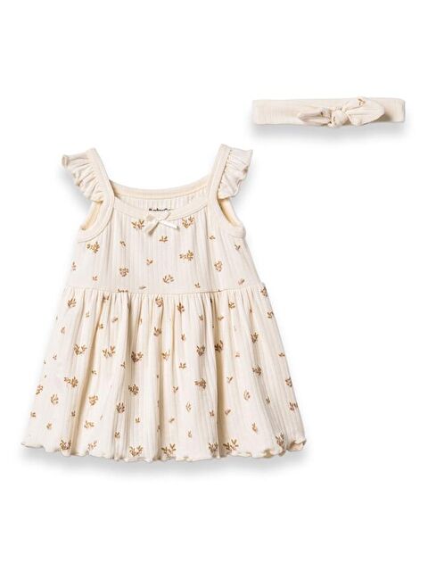 BabyCosy Organic  Bebek Elbise %100 Organic Pamuk Yenidoğan Serisi-CSYM31143