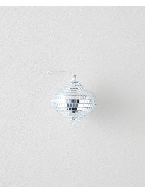 English Home Anica Yılbaşı Ağaç Süsü 7 cm Silver - S000474403-18105