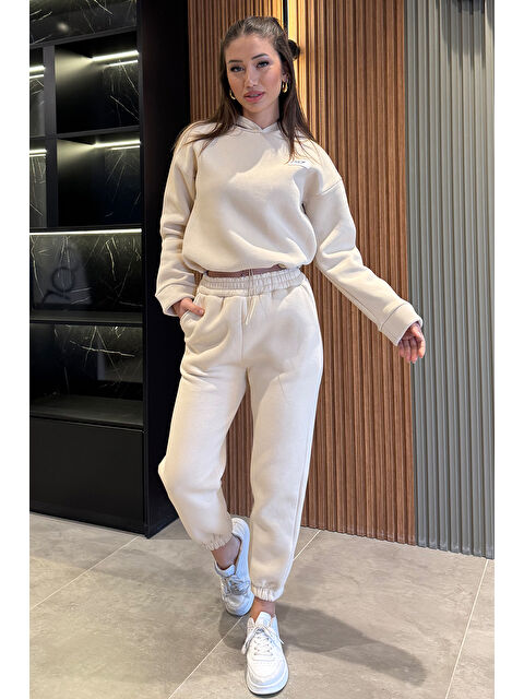 Gülseli Kadın Üç İplik Şardonlu Eşofman Takımı - S000324525-19928