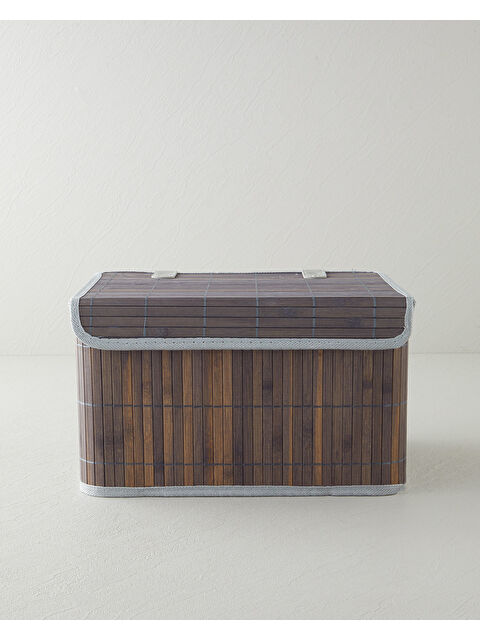 English Home Selina Bambu Saklama Kutusu 33X23X20 cm Antrasit - S000530866-29666