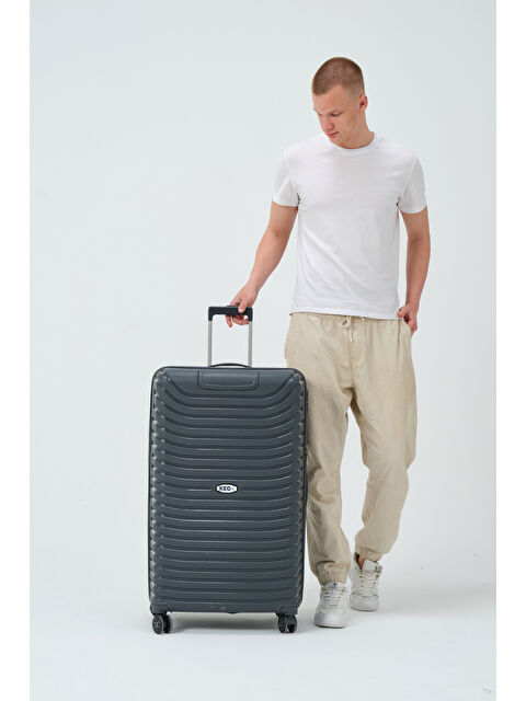 Keo Plus Büyük Boy Füme PP Valiz - S000401183-33408