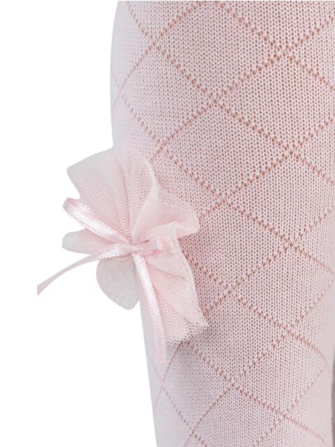 Civil Girls Petek Tüllü Aksesuar 3-7 Yaş Kız Külotlu Çorap - Pembe 3-4 Yaş - S000485052-20024