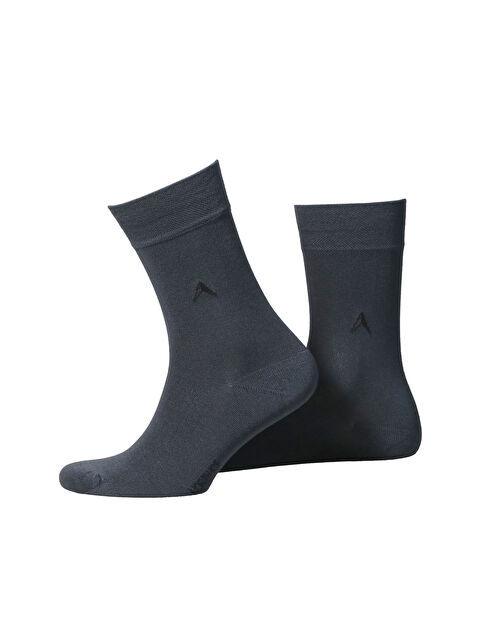 D'S damat North Ice Bambu 3lü Çorap Set GRİ-SİYAH-LACİ