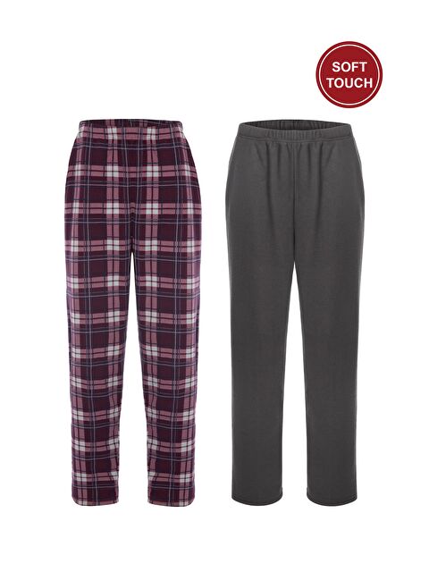 Koza İç Giyim Erkek Pamuklu 2'li Tek Alt Pijama - S000422236-5268