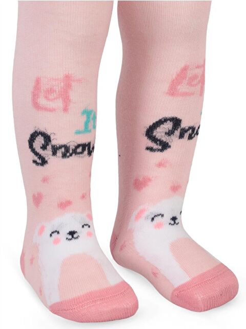 Civil Baby Let It Snow 6- Bebek Kız Külotlu Çorap - Pembe 6 Ay - S000485070-20024