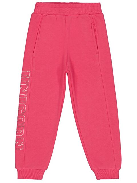 Civil Girls Baskılı 2-5 Yaş Eşofman Altı - Pembe 4-5 Yaş - S000485074-20022