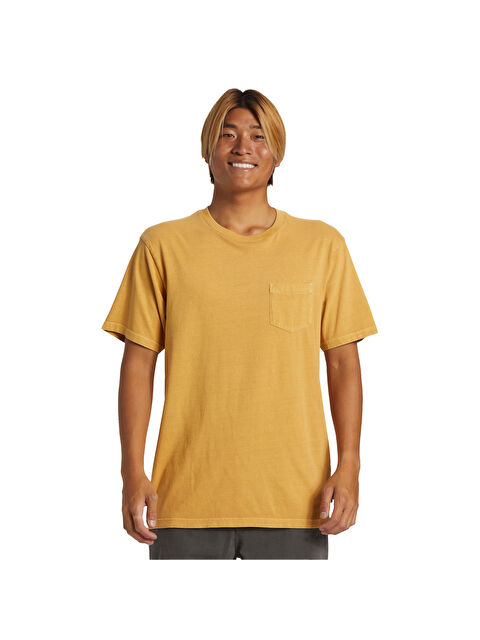 Quiksilver Salt Water Pkt Swp Erkek Sarı Tişört - S000489063-20074