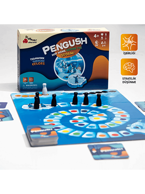 Playever Pengush, Stratejik Düşünmeyi Geliştiren Takım Oyunu (4-7 Yaş)