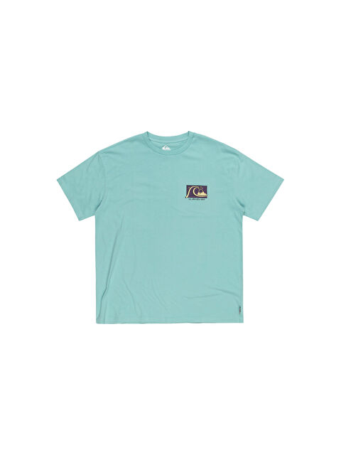 Quiksilver Take Us Back Bubble Erkek Mavi Tişört - S000489089-20055