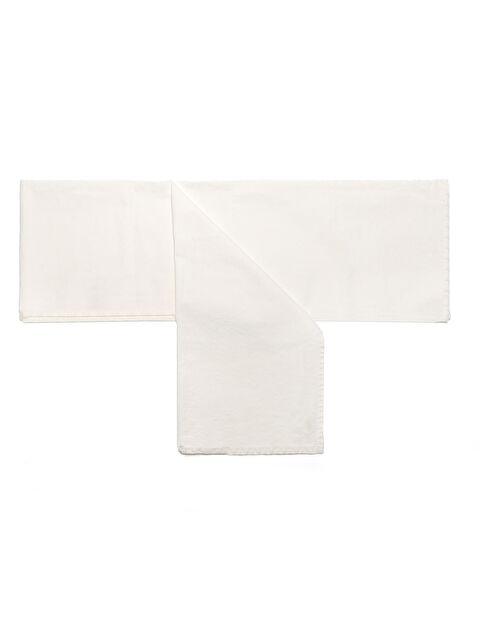 Missi Taşlanmış Ekru Denim Pamuk Runner - S000451094-19965