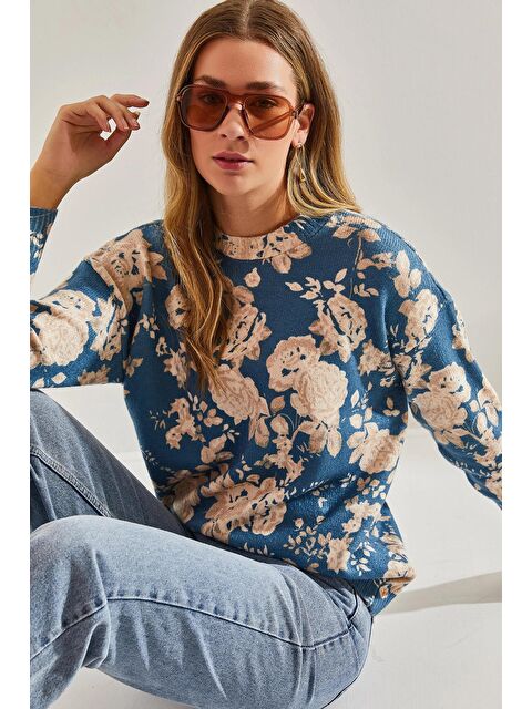 SHADE Kadın Parçalı Triko Kazak - S000126186-37213