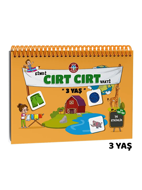 Çocuk Akademi 3 Yaş Şimdi Cırt Cırt Vakti - S000113846-20063
