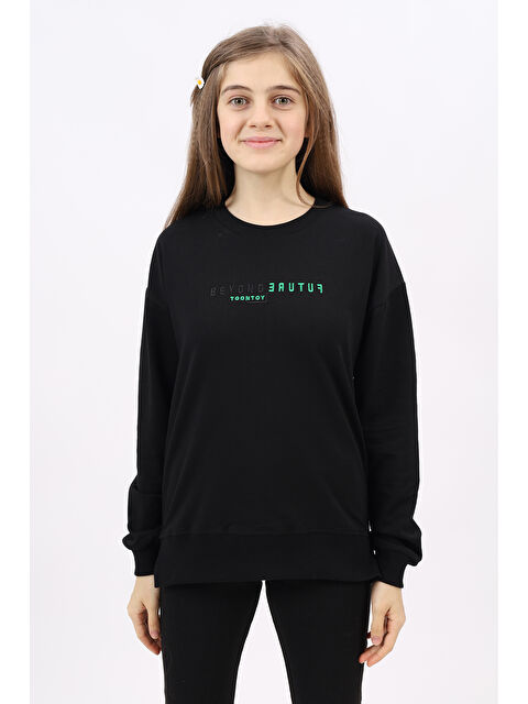 Toontoykids Kız Çocuk Nakışlı Sweatshirt - S000420892-19351