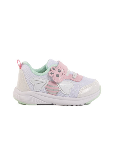 Pepino Beyaz Cırtlı Fileli Hafifi Kız Çocuk Spor Ayakkabı 1932 İ - S000371488-20063
