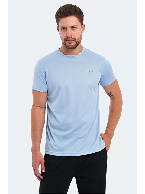 SLAZENGER OMAR KTN Erkek Tişört Açık Mavi