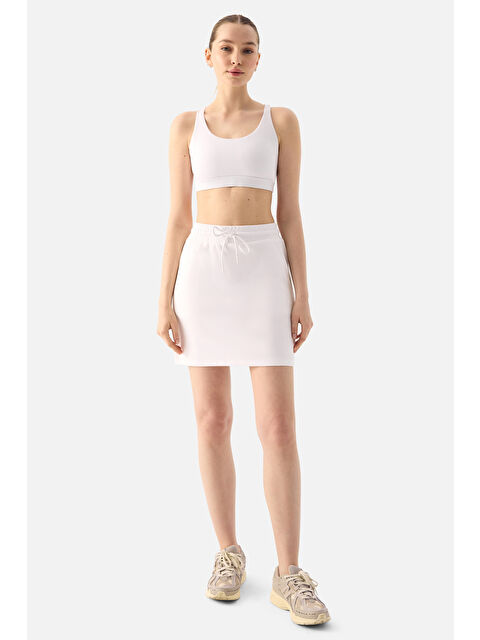 Superstacy Lara Sokak Stili Krem Etek - S000402057-19966