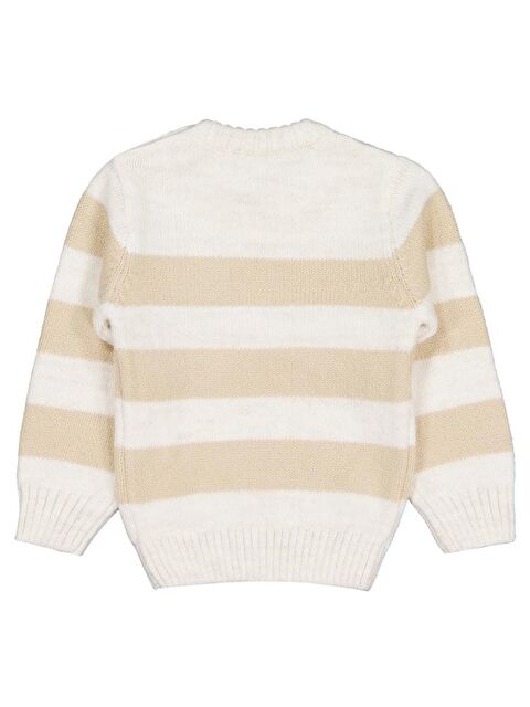 Civil Baby Ayıcık Nakışlı 6-18 Ay Kazak - Ekru 12-18 Ay - S000483654-19965