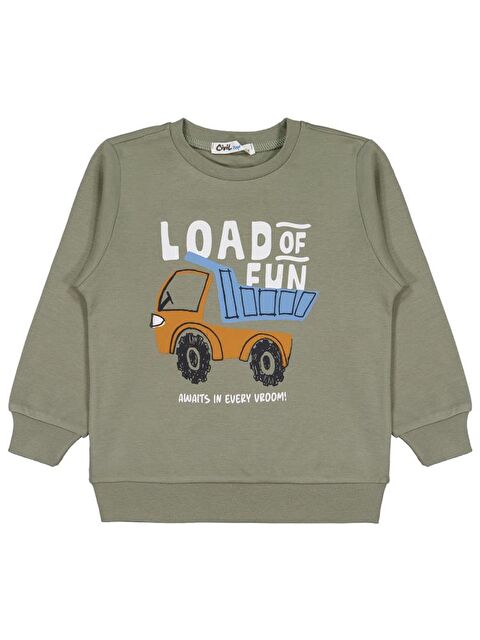 Civil Boys Load Baskılı 2-5 Yaş Sweatshirt Km - Haki 3-4 Yaş - S000483658-18547