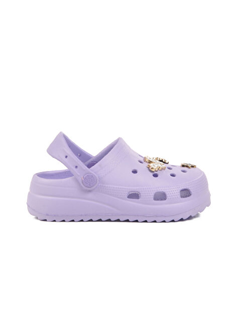 Ayakmod Lila Hafif Kız Çocuk Sabo Terlik 205 F - S000363521-17878