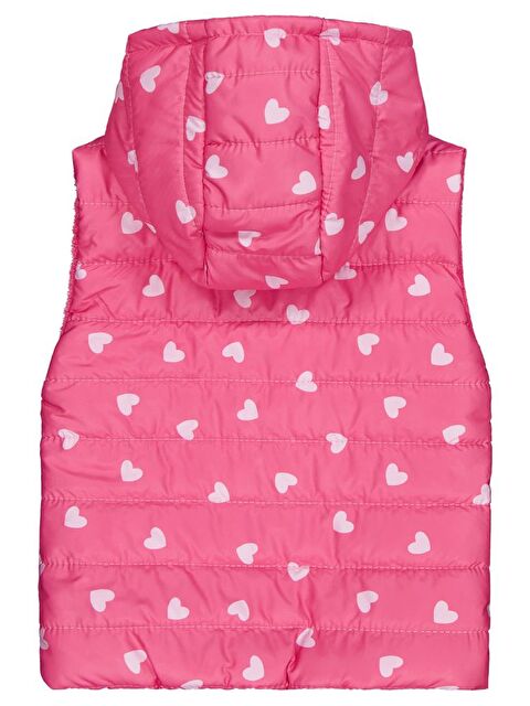 Civil Girls Kalp Baskılı 6-9 Yaş Yelek - Pembe 6-7 Yaş - S000483660-20022