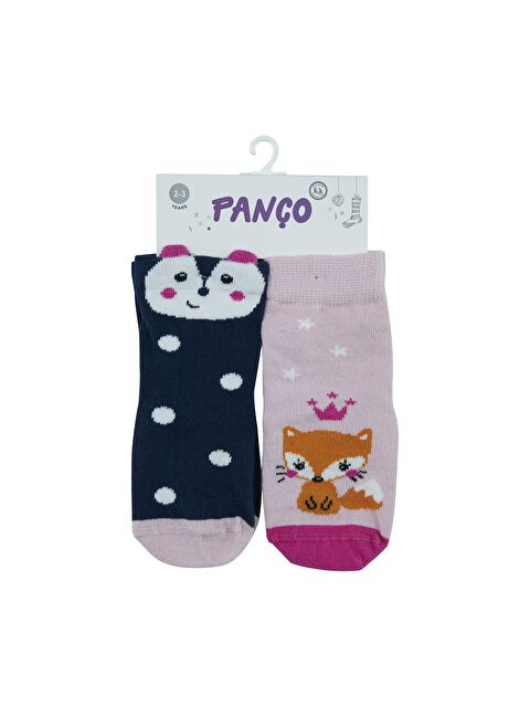 Panço Kız Çocuk 2'li Soket Çorap Set - S000399909-23173
