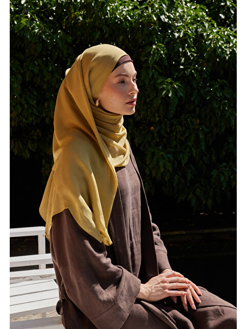 Fresh Scarfs Rami Viskon Şal Tatlı Sarı - S000420268-20072