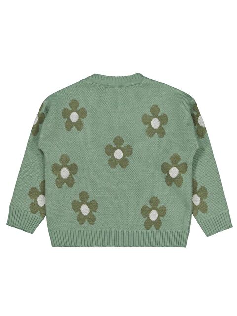 Civil Girls Papatya Desenli 2-5 Yaş Kazak - Haki 4-5 Yaş - S000483668-18547