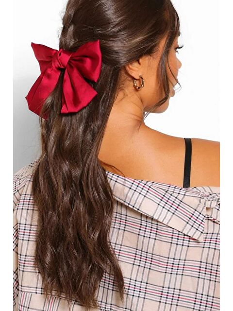 New Obsessions Diana İpek Saten Fiyonk Toka - S000144775-19951